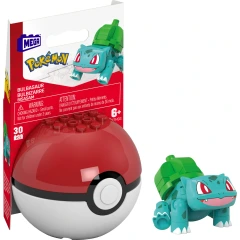 MEGA Pokemon Building Toy Kit Bulbasaur (30 Pieces) with 1 Action Figure